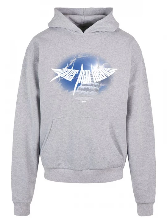 Foto van product MJ Gonzales Sweatshirt 'Higher Than Heaven V.4' blauw / grijs / wit