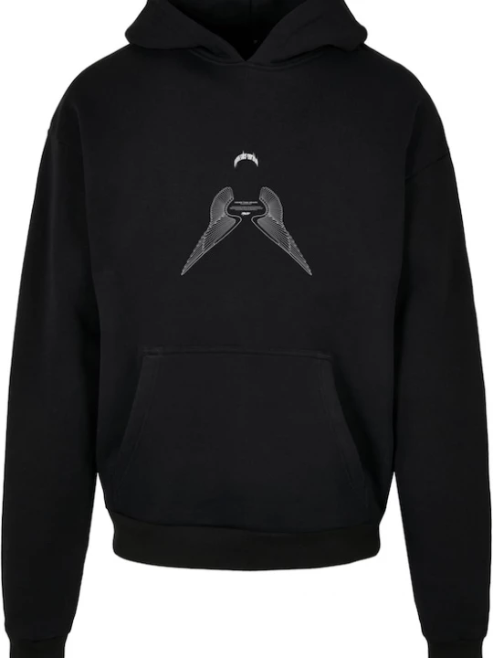 Foto van product MJ Gonzales Sweatshirt 'Higher Than Heaven' zwart / wit