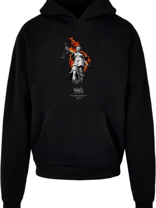Foto van product MJ Gonzales Sweatshirt 'Justitia' grijs / oranje / rood / zwart