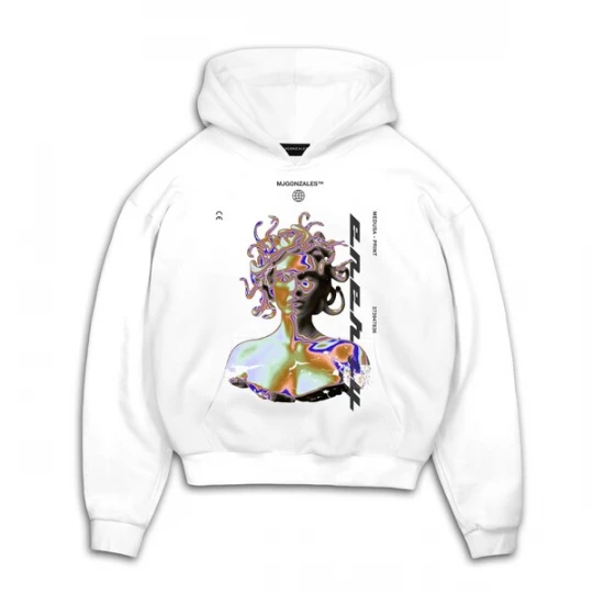 Foto van product MJ Gonzales Sweatshirt 'MEDUSA' lila / oranje / zwart / wit