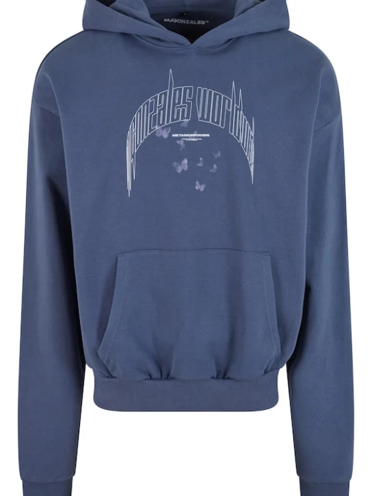 Foto van product MJ Gonzales Sweatshirt 'METAMORPHOSE V.3' duifblauw / wit
