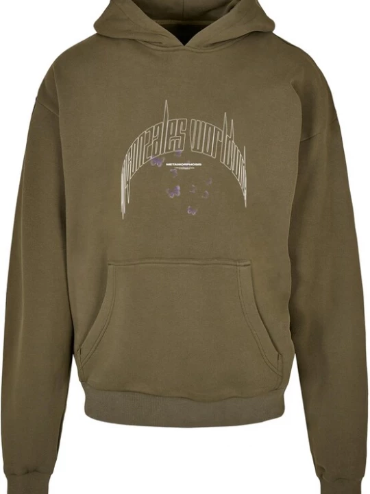 Foto van product MJ Gonzales Sweatshirt olijfgroen / wit