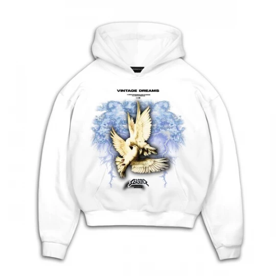 Foto van product MJ Gonzales Sweatshirt 'Vintage' blauw / geel / zwart / wit