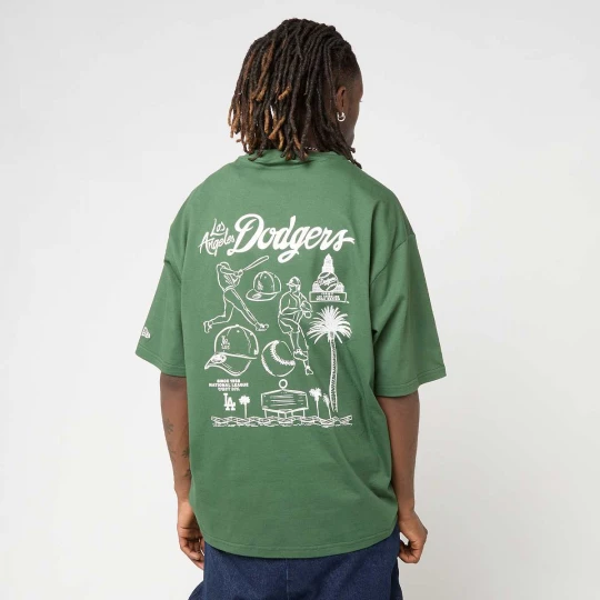 Foto van product MLB Baseball Graphic Os Tee Los Angeles Dodgers Cig New Era groen