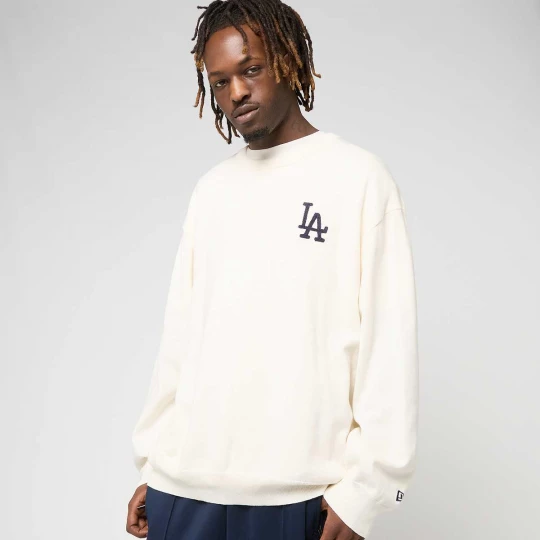 Foto van product MLB Essential Knit Sweater Los Angeles Dodgers New Era beżowy