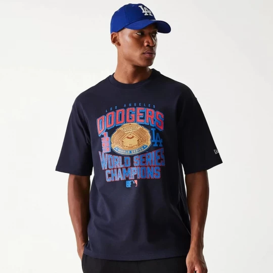 Foto van product MLB Los Angeles Dodgers World Series Oversized Tee New Era blauw