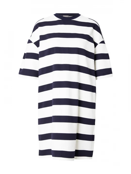Foto van product MM by Max Mara Jurk 'LMELA' marine / wit