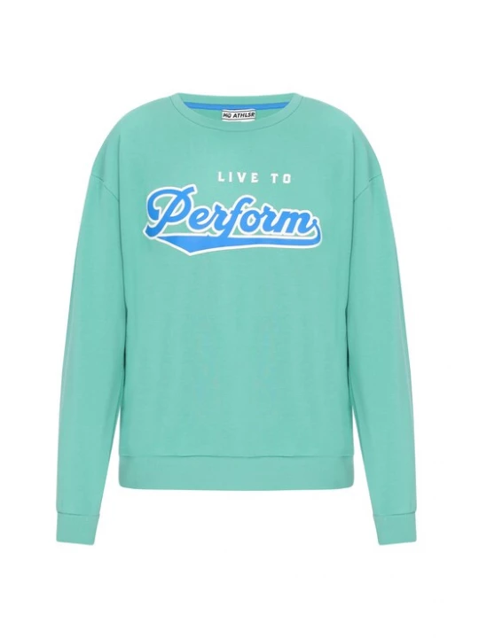 Foto van product Mo ATHLSR Sweatshirt 'Back To School' turquoise / hemelsblauw / wit