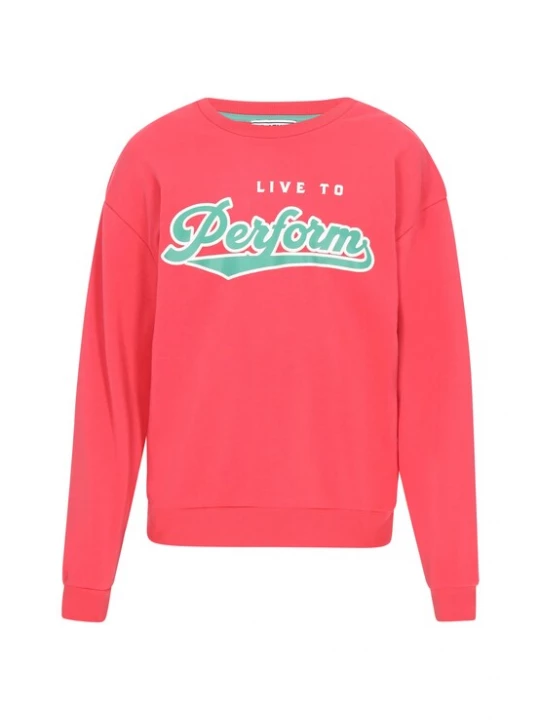 Foto van product Mo ATHLSR Sweatshirt 'Back To School' turquoise / watermeloen rood / wit