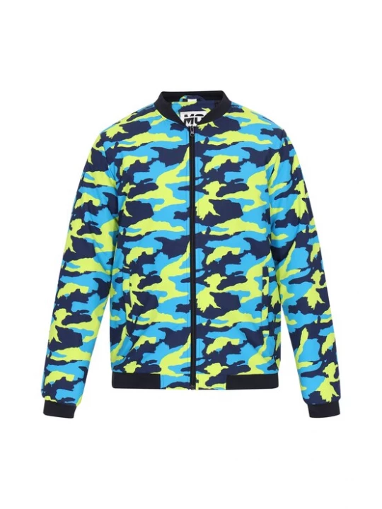 Foto van product Mo ATHLSR Tussenjas blauw / aqua / limoen