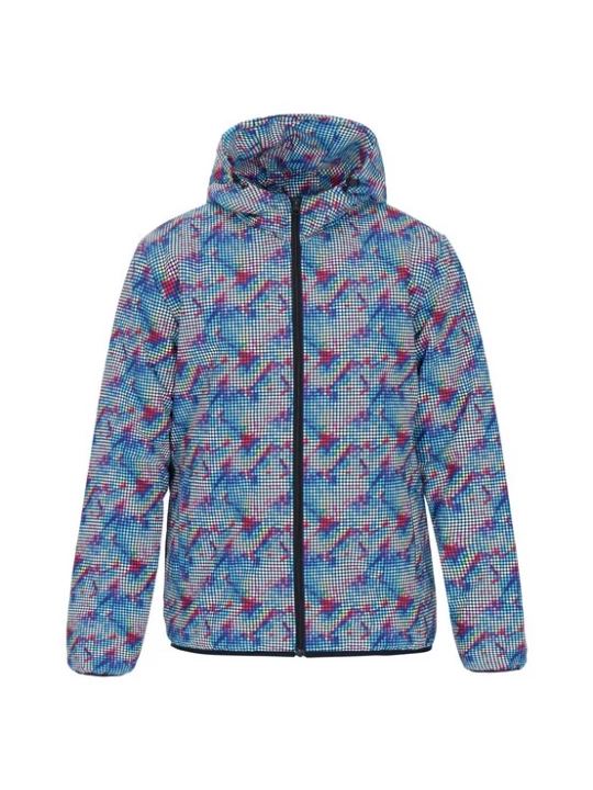Foto van product Mo ATHLSR Tussenjas blauw / grijs / rood