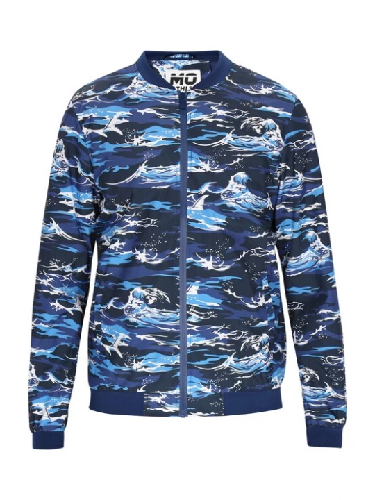 Foto van product Mo ATHLSR Tussenjas navy / azuur / zwart / wit