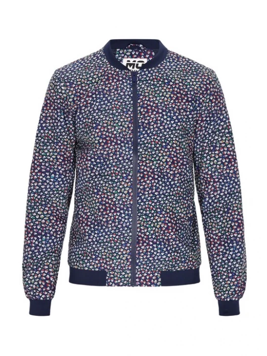 Foto van product Mo ATHLSR Tussenjas navy / groen / rood / wit