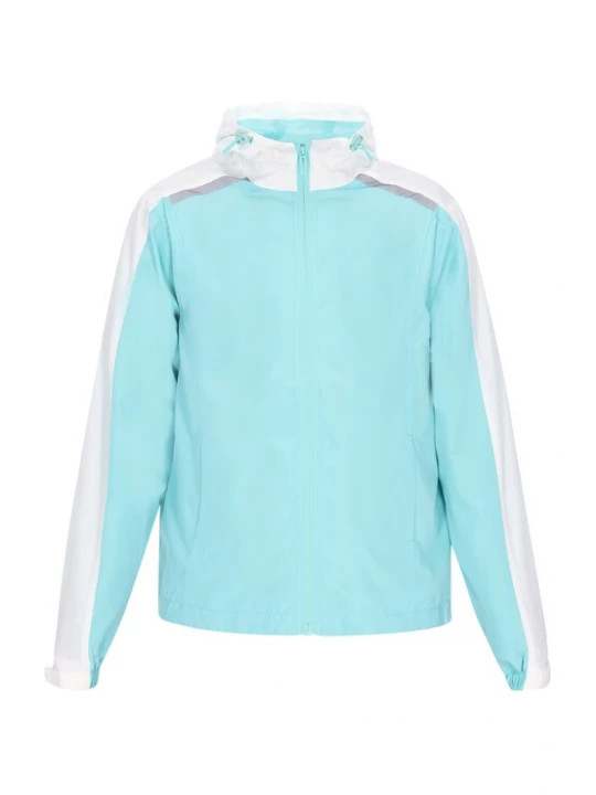 Foto van product Mo ATHLSR Tussenjas turquoise / zilver / wit