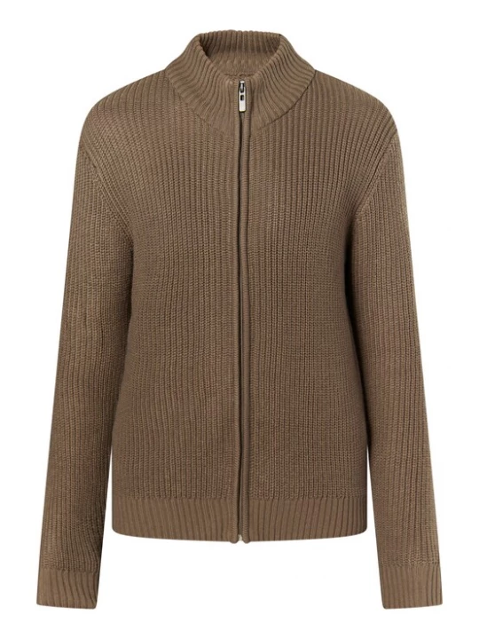 Foto van product MO Gebreid vest 'Mimo' bruin