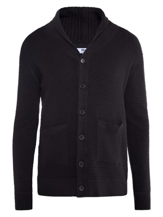 Foto van product MO Gebreid vest 'Rovic' zwart