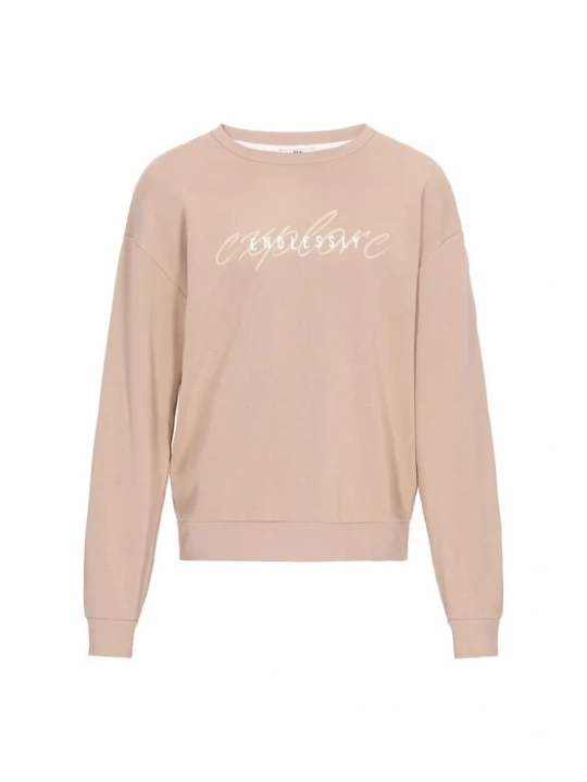 Foto van product MO Sweatshirt 'Back To School' beige / crème / wit