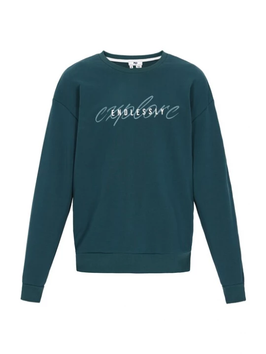 Foto van product MO Sweatshirt 'Back To School' mintgroen / donkergroen / wit