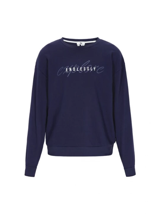 Foto van product MO Sweatshirt 'Back To School' navy / enziaan / wit