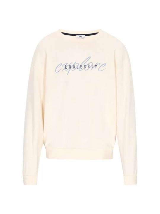 Foto van product MO Sweatshirt 'Back To School' navy / smoky blue / offwhite
