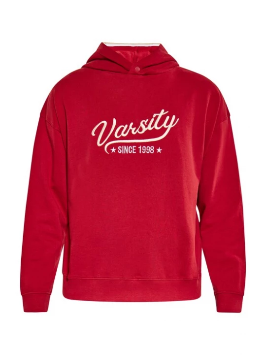 Foto van product MO Sweatshirt wijnrood / wit