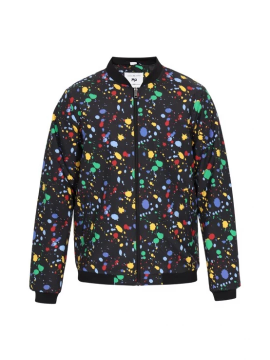 Foto van product MO Tussenjas blauw / geel / groen / rood / zwart