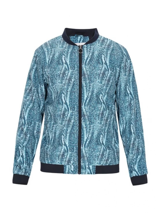 Foto van product MO Tussenjas blauw / lichtblauw