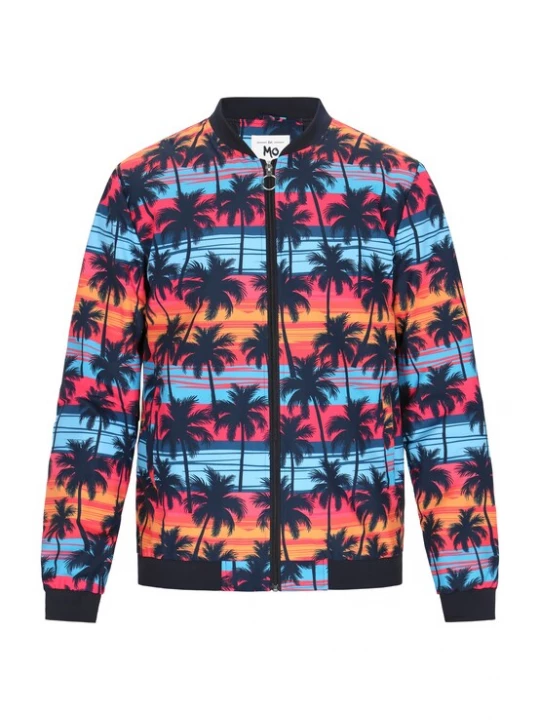 Foto van product MO Tussenjas blauw / marine / oranje / rood