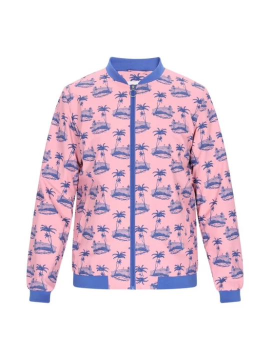 Foto van product MO Tussenjas blauw / rosa