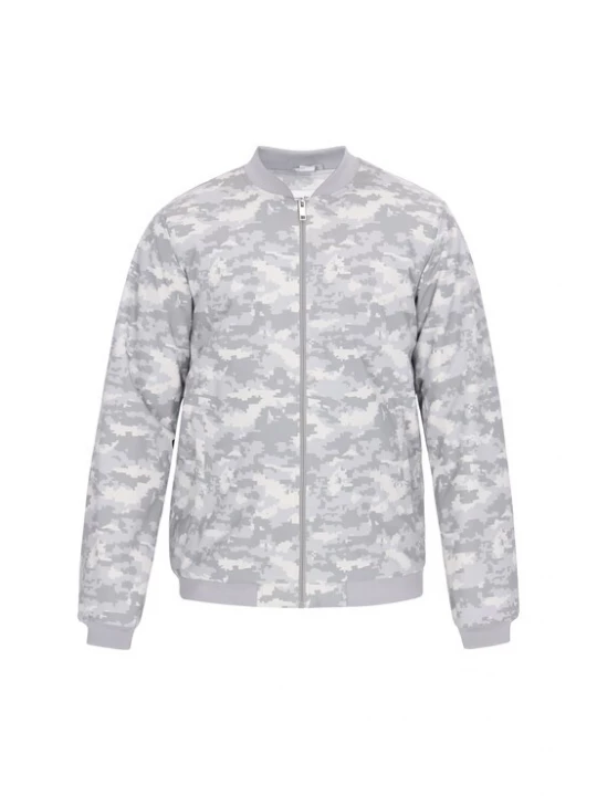 Foto van product MO Tussenjas grijs / lichtgrijs / offwhite