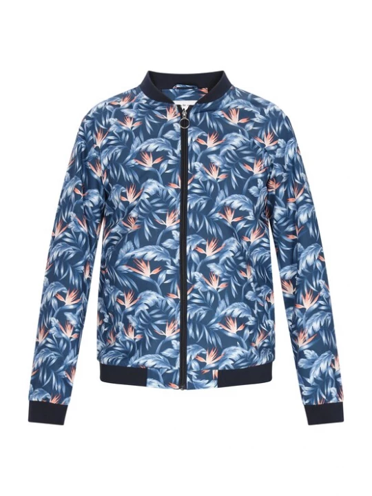 Foto van product MO Tussenjas marine / duifblauw / zwart