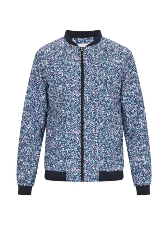 Foto van product MO Tussenjas marine / lila / rosa / wit