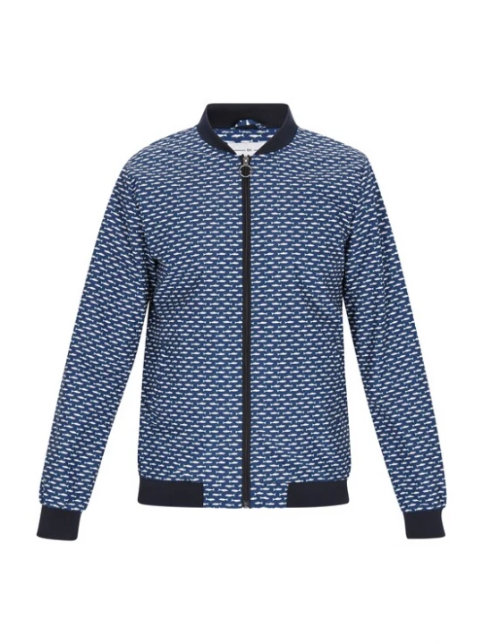Foto van product MO Tussenjas marine / zwart / wit