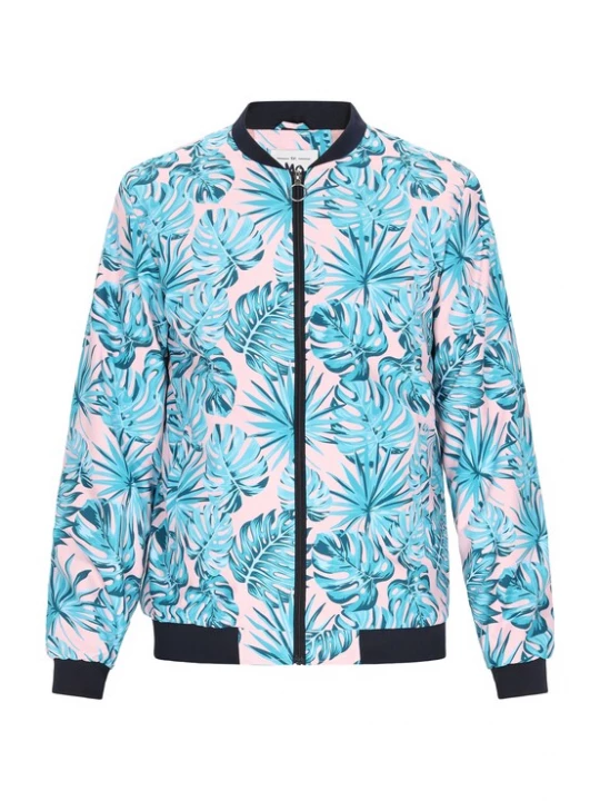 Foto van product MO Tussenjas 'Outwear' blauw / lichtblauw / rosé / zwart