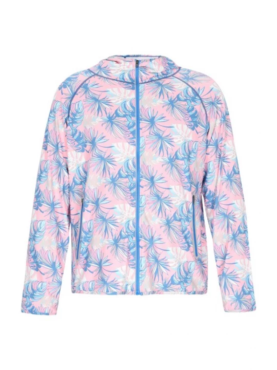 Foto van product MO Tussenjas taupe / azuur / rosé