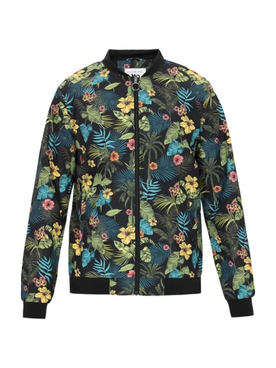 Foto van product MO Tussenjas turquoise / geel / rosa / zwart