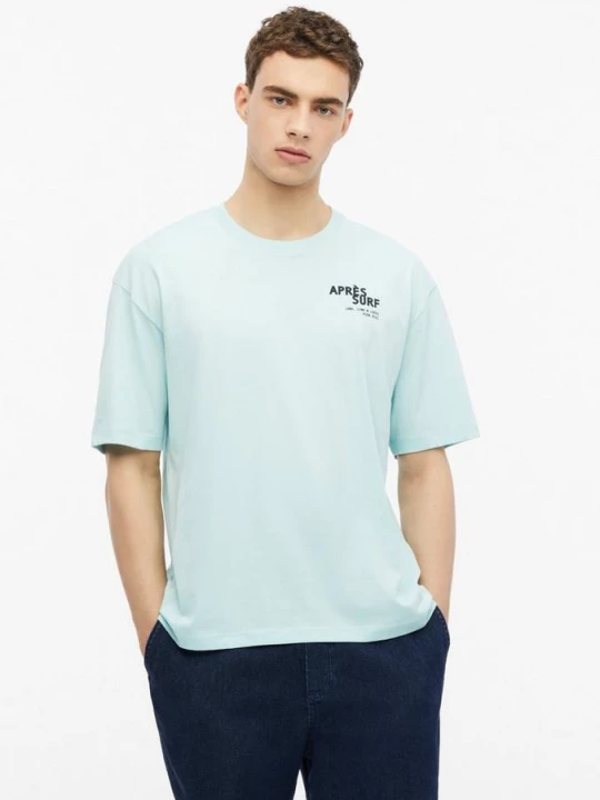 Foto van product Modern fit: katoenen T-shirt met print op voor- en achterkant s.Oliver