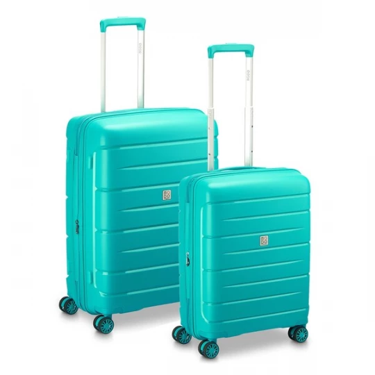 Foto van product MODO by Roncato Kofferset 'Starlight 3.0' mintgroen / wit