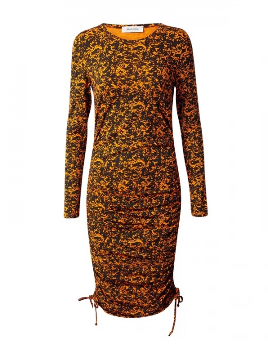 Foto van product modström Jurk 'Curtis' oranje / zwart