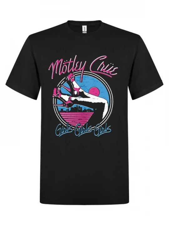 Foto van product Mötley Crue Shirt 'Mötley Crue Girls, Girls, Girls T-Shirt' zwart