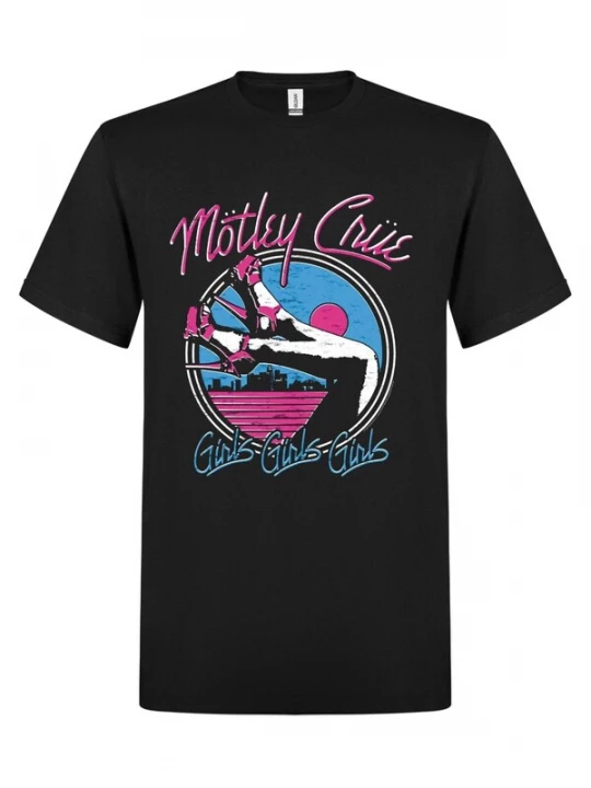 Foto van product Mötley Crue Shirt 'Mötley Crue Girls, Girls, Girls T-Shirt' zwart