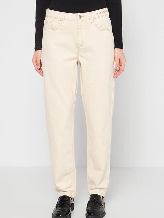 Foto van product Mom jeans KARL LAGERFELD crème