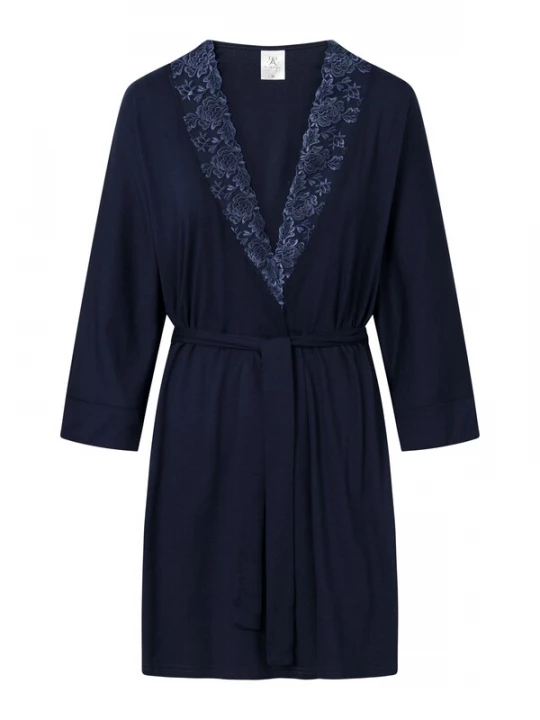 Foto van product Momenti Per Me Ochtendjas 'Daphne' navy