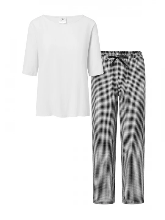 Foto van product Momenti Per Me Pyjama 'Alexandra' wit