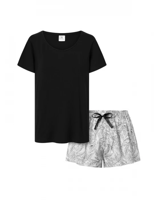 Foto van product Momenti Per Me Pyjama 'Diune' black denim