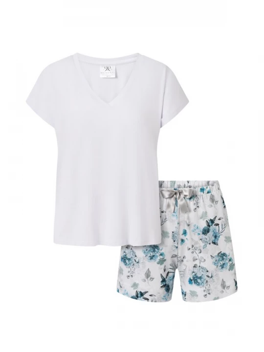 Foto van product Momenti Per Me Pyjama 'Valerie' wit