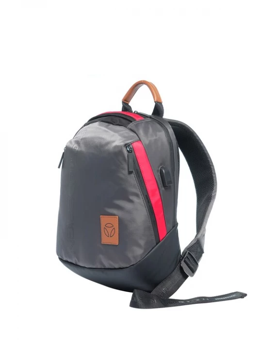 Foto van product Momo Design Rugzak cognac / antraciet / neonrood