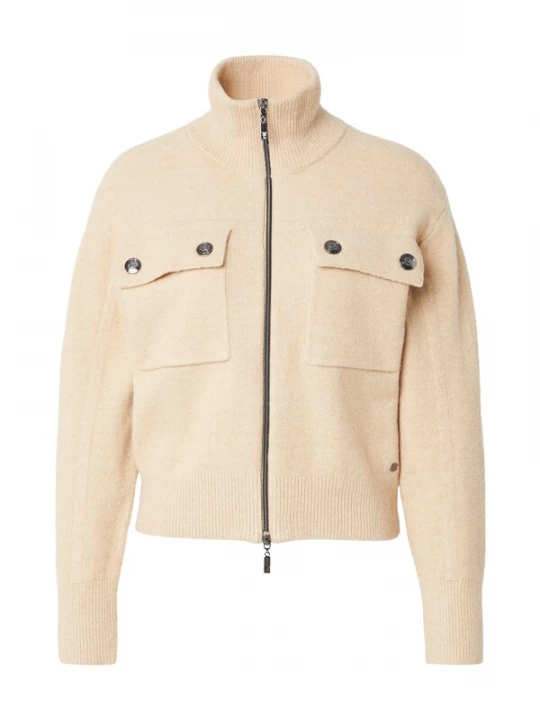 Foto van product monari Gebreid vest cappuccino