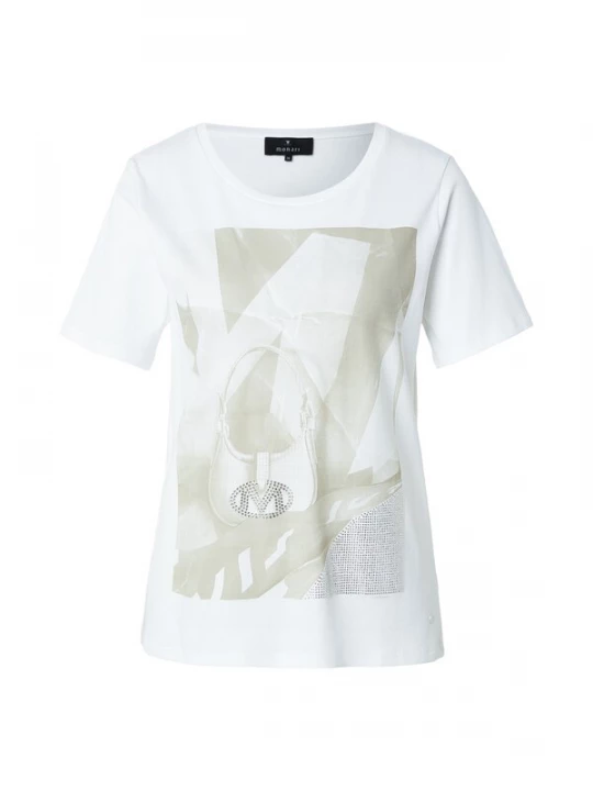 Foto van product monari Shirt lichtbeige / bruin