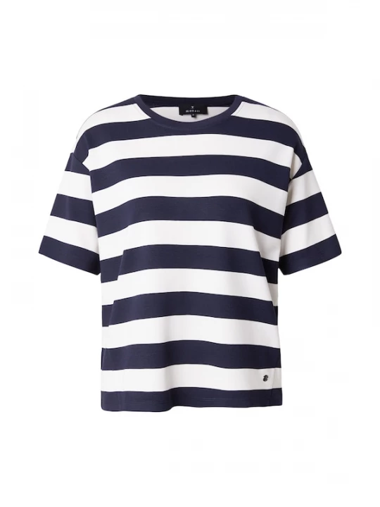 Foto van product monari Shirt navy / wit